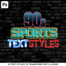 Load image into Gallery viewer, ODM 90s SPORTS TEXT STYLES